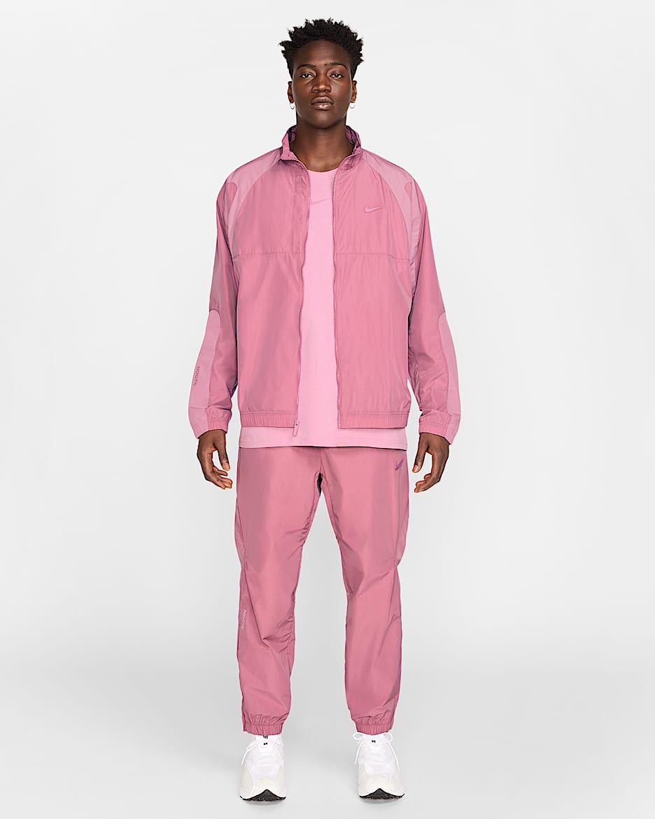 Pink nike tracksuit men best sale